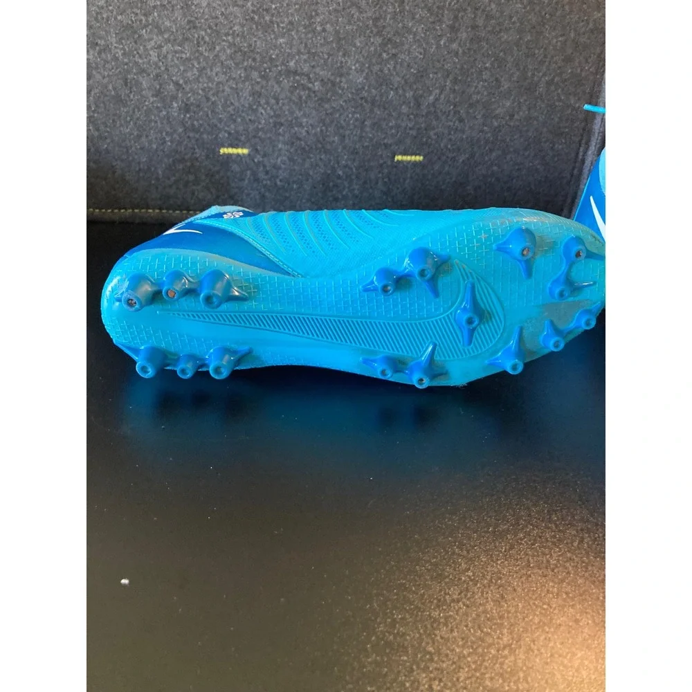 Nike Phantom Luna II Academy FJ2585-400 Blue Fury Soccer Cleats Size 7